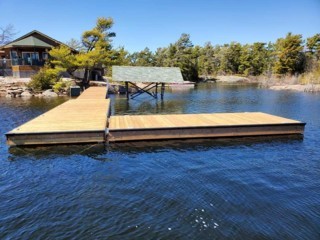 8ft x 30ft, 8ft x 20ft Floating Pontoon Dock in Point Au Baril.jpg